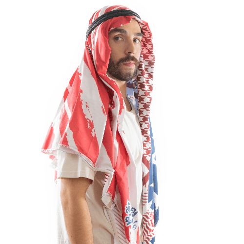 Football Fan Turban With Agal - USA