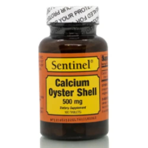 Sentinel Calcium Oyster Shell 500 Mg/vit d Tablets 100`s