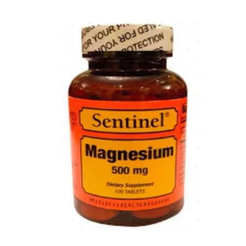 Sentinel Magnesium 500 Mg Tablets 100`s