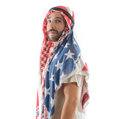 Football Fan Turban With Agal - USA