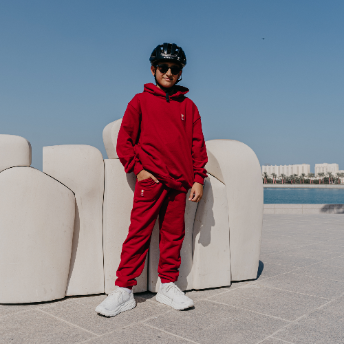 Youth Tracksuit Team Qatar | Maroon