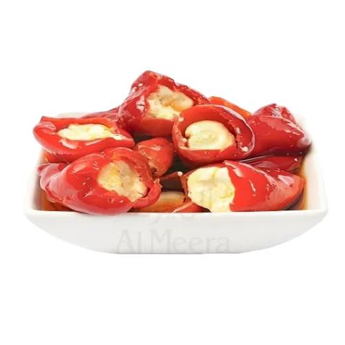 Cherry Peppers Red Stuffed With Cheese Turkey Approx 200G