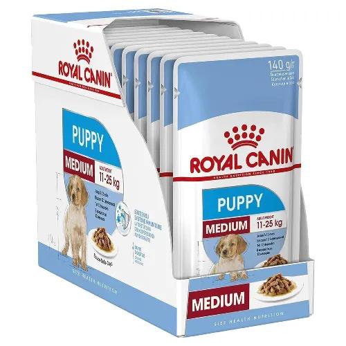 Royal Canin Medium Puppy Box Of 10X140G