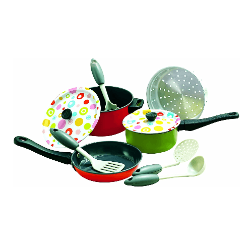 Playgo Metal Cookware Coloured Tin