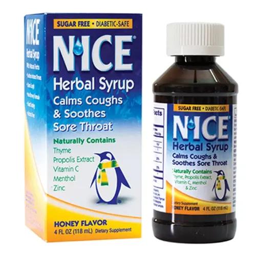 Nice Herbal Syrup Suger Free 118 Ml