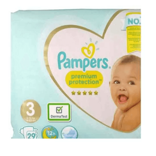 Pampers Premium Protection Size Three 29 Diapers