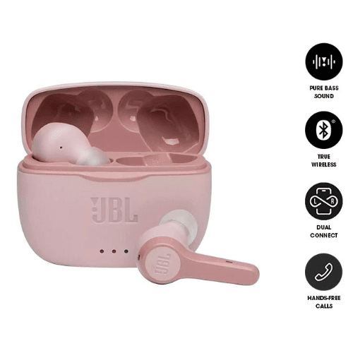 Jbl True Wireless Earbuds (Tune 215) - Pink