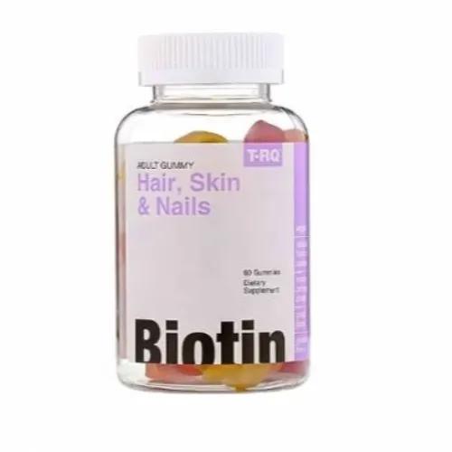 TRQ Biotin Hair,skin,nail Adult Gummies 60's