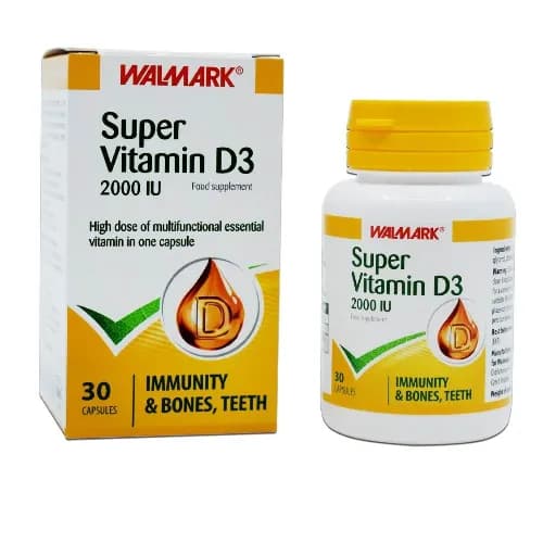 Walmark Super Vitd3 2000 Iu Capsules 30`s