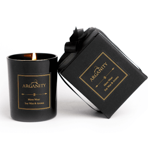 Black Moon Men’S Soy Wax Candle Amber Forest & Bergamont