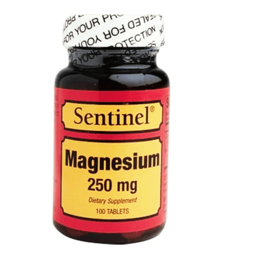 Sentinel Magnesium 250 Mg 100 Pieces