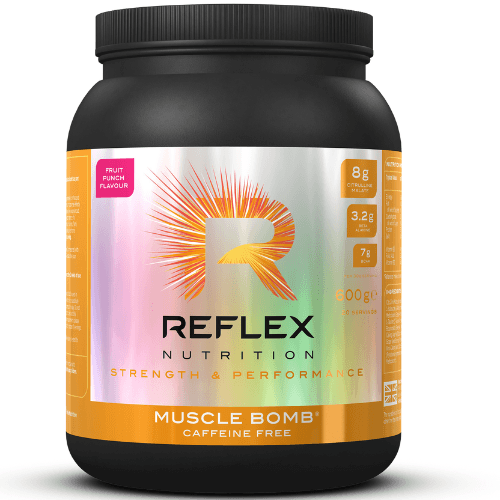 Reflex Muscle Bomb Fruit Punch With Caffeine 600G