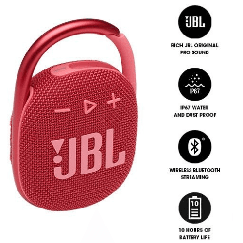 Harman JBL Clip4 Red Speaker