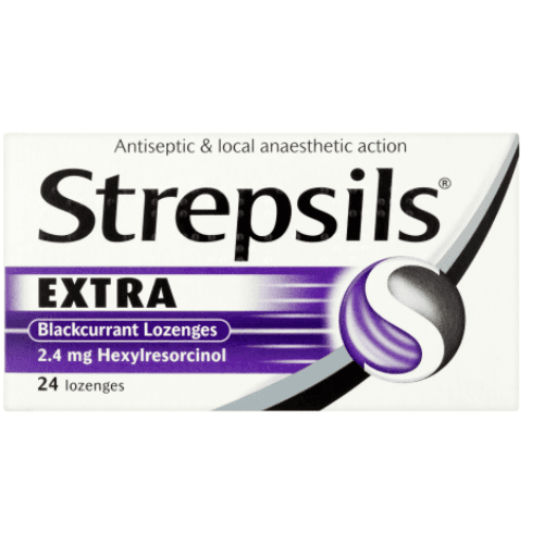 Strepsils Extra Blackcurrant 24s