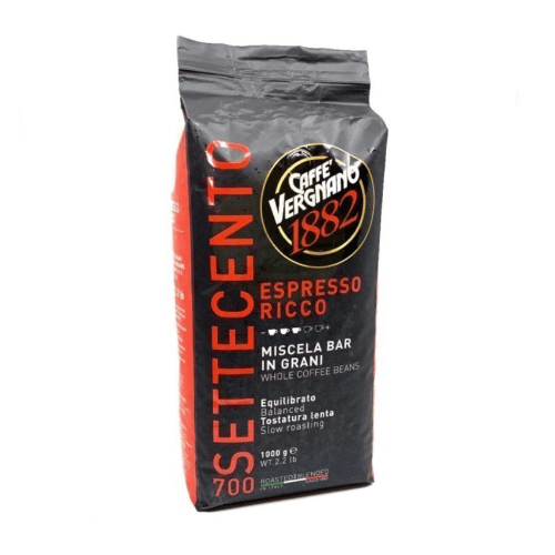 Caffe Vergnano 1882 Espresso Riccoo 700 Beans 1000G