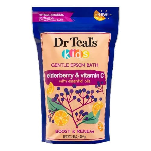 Dr. Teals Epsom Bath Salt Kids Elderberry & Vit. C 909G