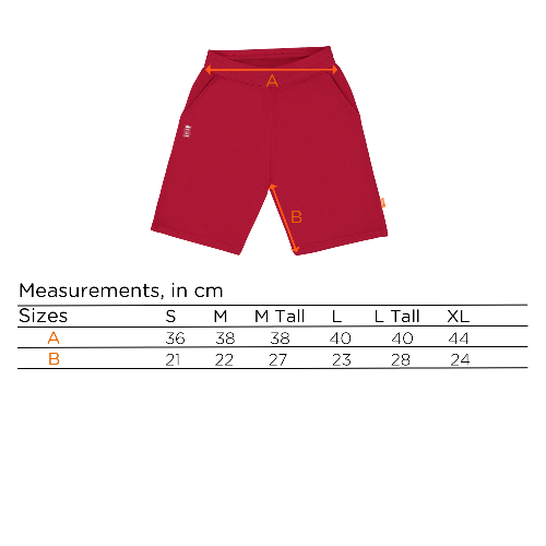 Adults Track Shorts Team Qatar | Maroon