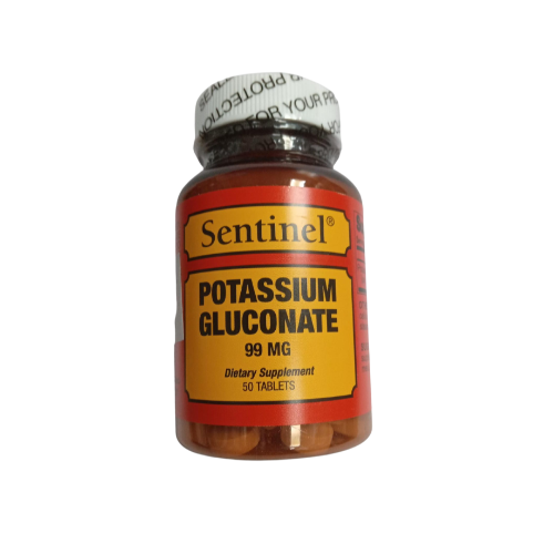 Sentinel Potassium Gluconate Tablets (99Mg) - 50'S