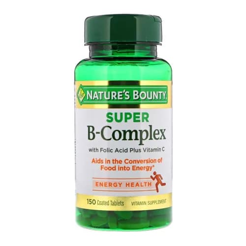 Nature's Bounty B Complex With Folic Acid And Vitamin C 150 Pieces