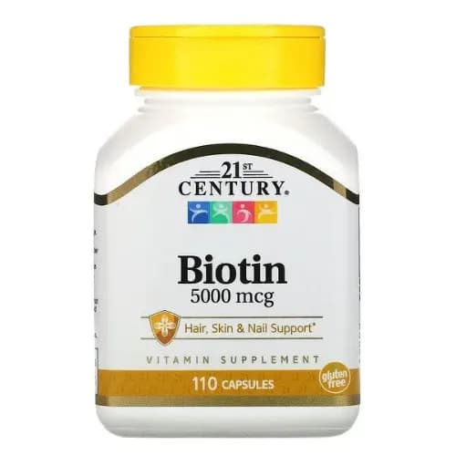 21St Century Biotin 5000 Mcg Capsules 60 Pieces