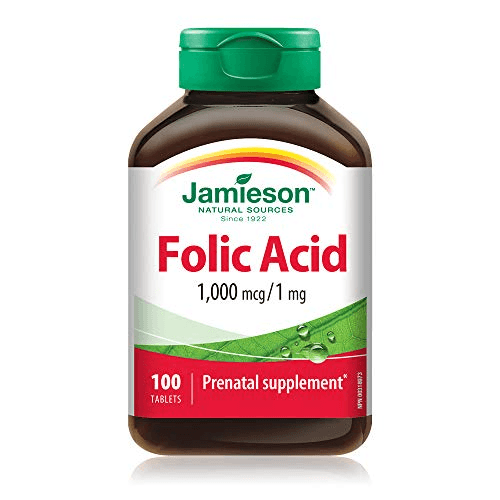 Jamieson Folic Acid 1000Mcg Tab 100S