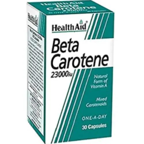 Health Aid Beta Carotene 23000 Iu 30 Capsules 