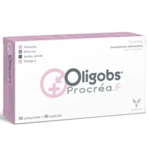 Oligobs Procrea.F Plus Omega 3 Cap 30 Plus 30