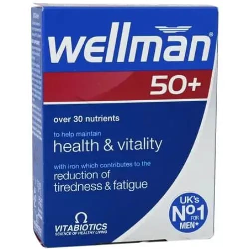 Vitabiotics Wellman 50 Plus Tab 30S