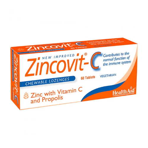 Health Aid Zincovit C Chewable 60S Tab 