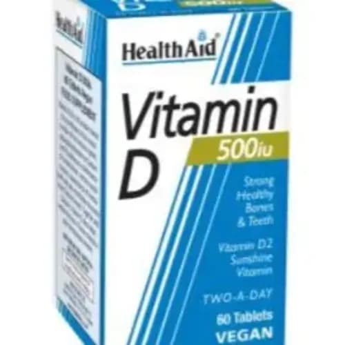 Health Aid Vitamin D 500 Iu Tabs 60S 