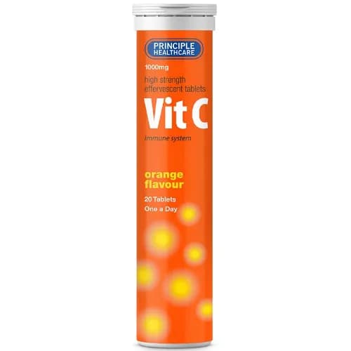 Principle Vitamin C 1000 Mg Effervescent Tab 20