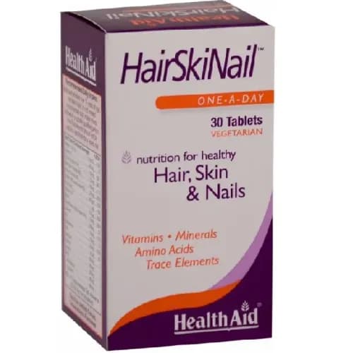 Health Aid Hair Skin Nail 30 Tablets 