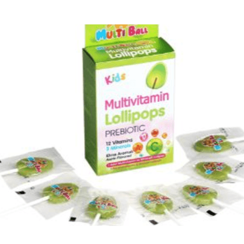 Multiball Kids Multivitamin Lollipops 7S 