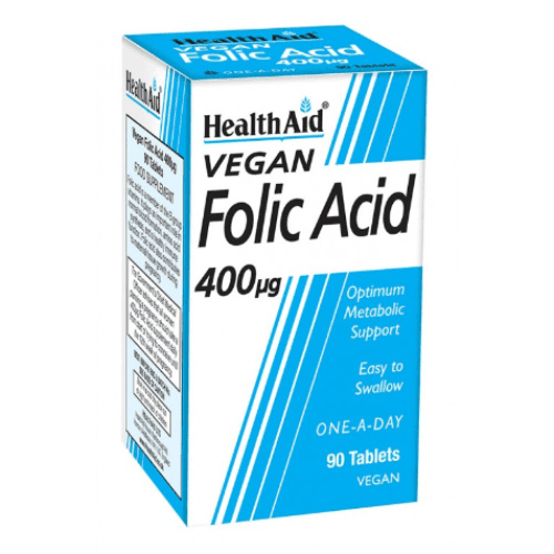 Health Aid Folic Acid 400 Mcg 90S 