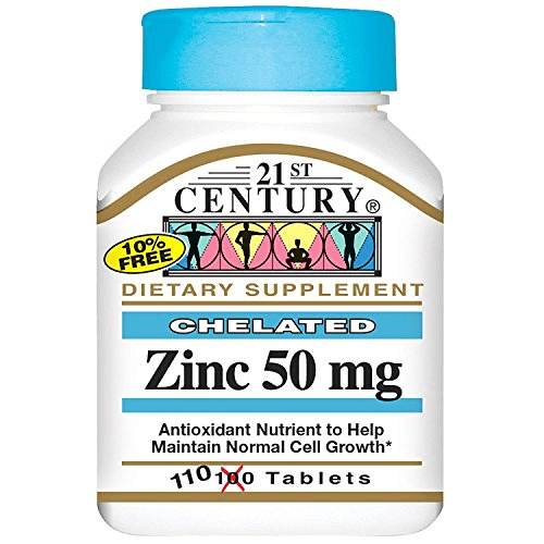 21St Century Zinc 50 Mg 110 Pieces