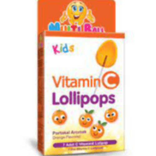 Multiball Kids Vitamin C Lollipops 7S