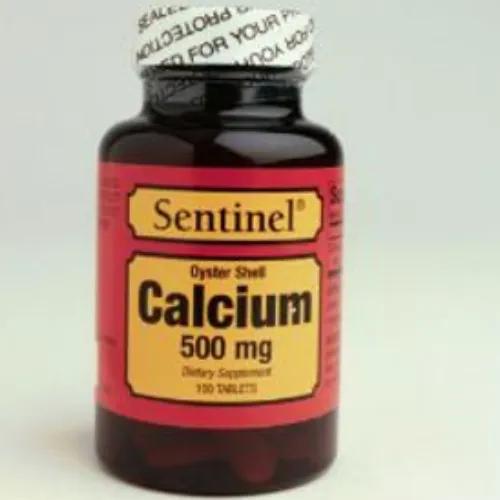 Sentinel Calcium Oyster Shell 500 Mg Tab 100S