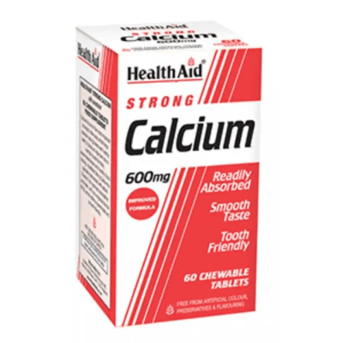 Health Aid Calcium 600Mg 60 Tablets 