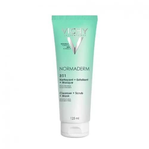 Vichy Normaderm Clean + Scrub + Mask 125 Ml