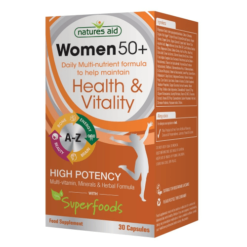 Natures Aid Women 50 Plus Multivitamin Capsule 30S