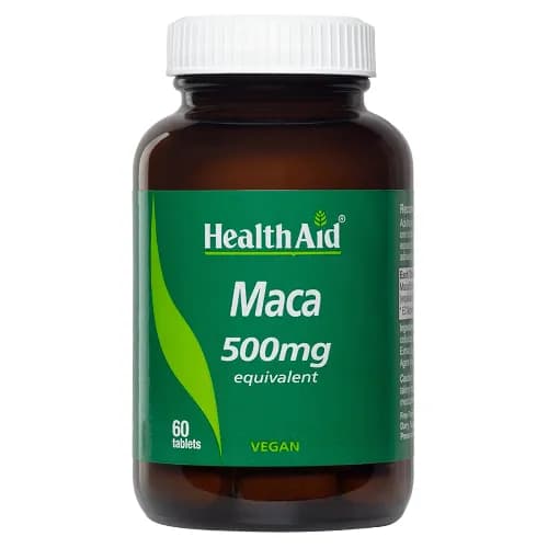 Health Aid Maca 500Mg 60 Tablets 