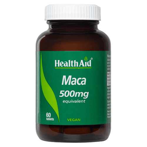 Health Aid Maca 500Mg 60 Tablets 