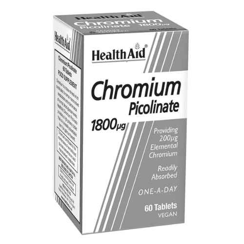 Health Aid Chromium 60 Tablets 