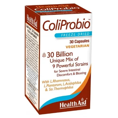 Health Aid Coliprobio 30 Billion 30 Capsules 