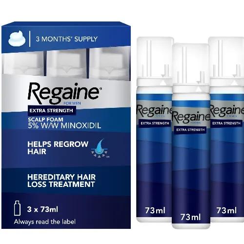 Regaine Foam 5% 3 X 73Ml