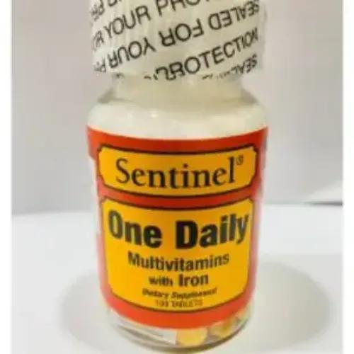 Sentinel One Daily Multi Vitamin With Iron Tab 100S