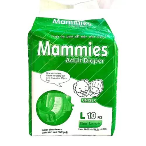 Mammies Adult Diaper Large 10 Pieces