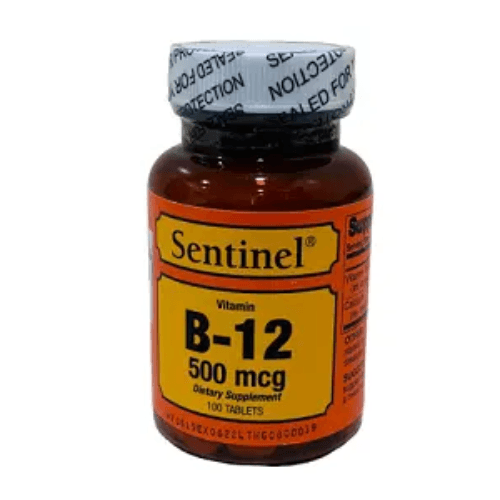 Sentinel B12 500 Mcg Tab 100S