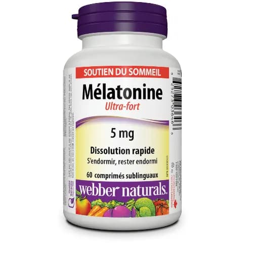 Webber Naturals Melatonin 5Mg Tab 60 Pieces