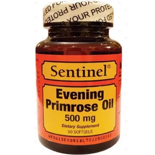 Sentinel Evening Primrose Oil 500 Mg Caps 50S